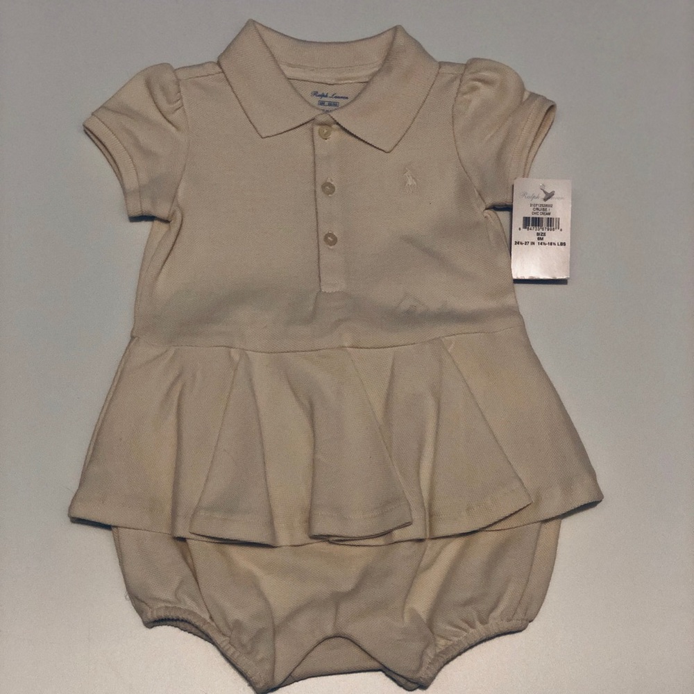 NWT RALPH LAUREN ONESIE POLO DRESS